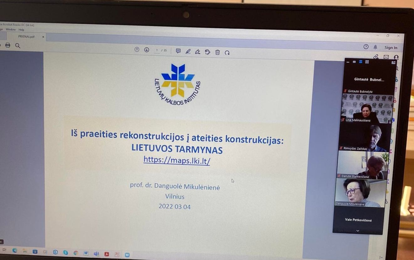„Puoselėti gimtąją kalbą – tai nardyti jos gelmėse, atrasti žodžių klodus ir jais išreikšti savo mintis“
