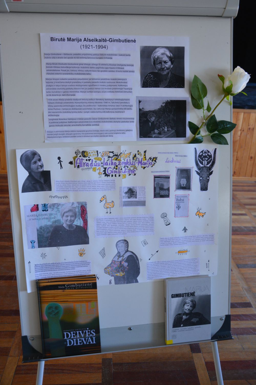 Integruota lietuvių kalbos ir literatūros bei istorijos pamoka – mokslinė konferencija „Marija Gimbutienė  – pasaulio lietuvė”