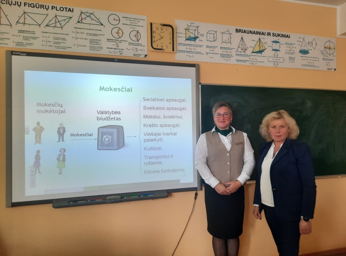 Pamoka „Mokesčiai mano gyvenime“
