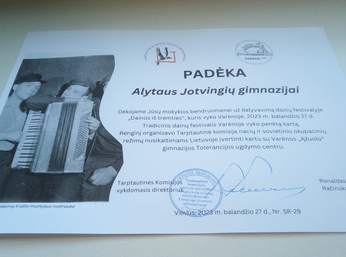 Nacionalinis dainų festivalis ,,Dainos iš tremties"