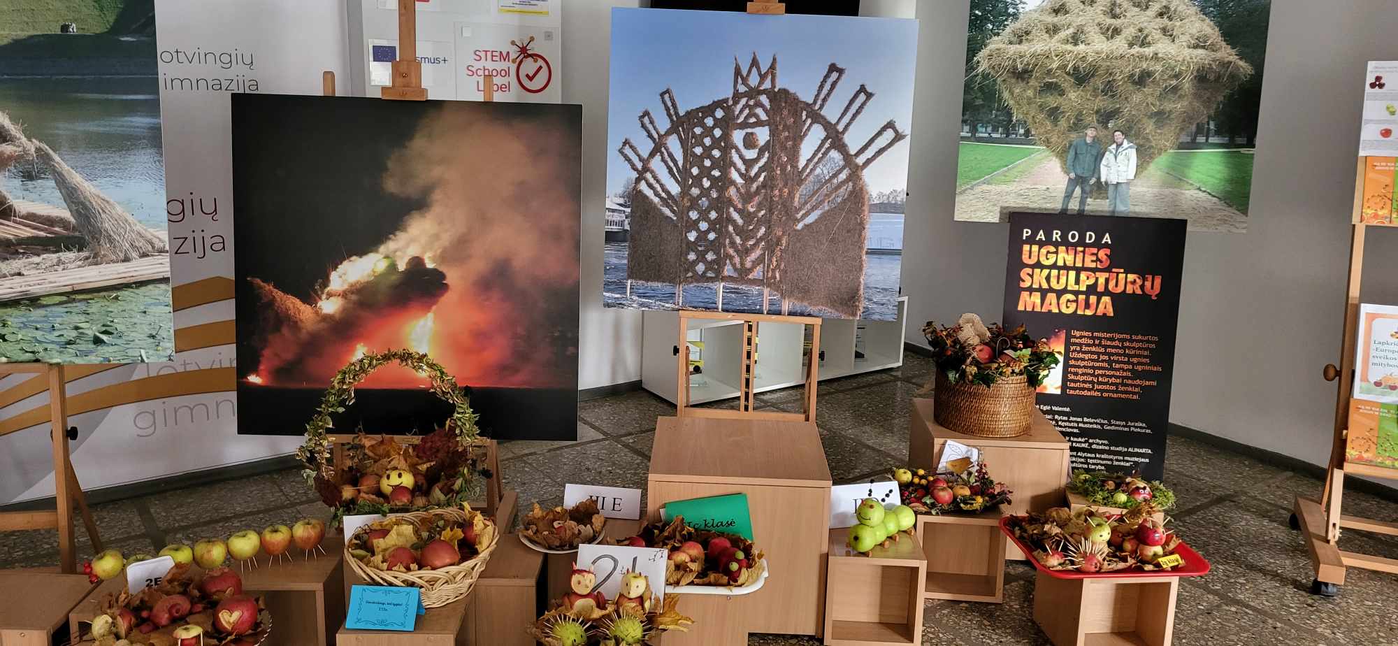 Fotografijų paroda „Ugnies skulptūrų magija“