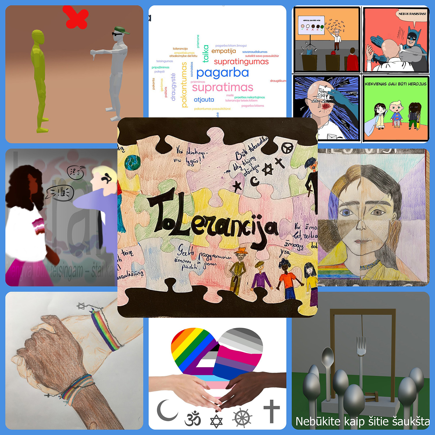 tolerancijos delione